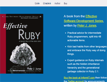 Tablet Screenshot of effectiveruby.com